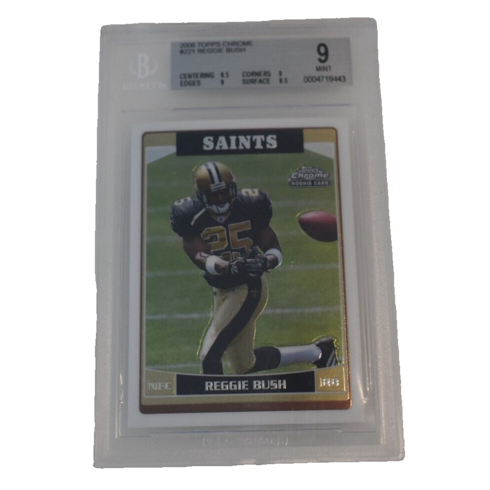 2006 Topps Chrome Special Edition Rookie #221 Reggie Bush (RC) Graded BGS 9 Mint